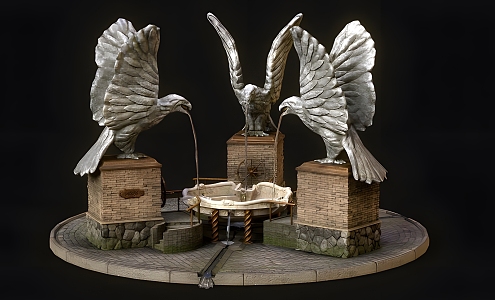 Eagle and Snake Wells 3d model