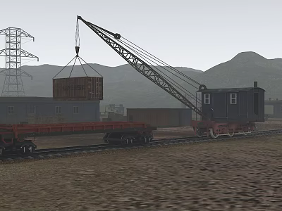 Modern Railway Middle East Railway 3d model