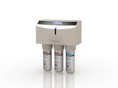 3M Household Water Purifier With Three Filters And Digital Display Screen 3d model