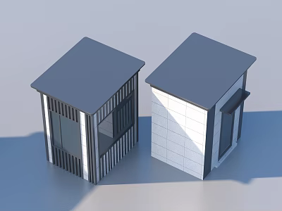Guard Pavilion Security Pavilion 3d model
