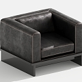 Single Sofa Leisure Chair Single Chair 3d model