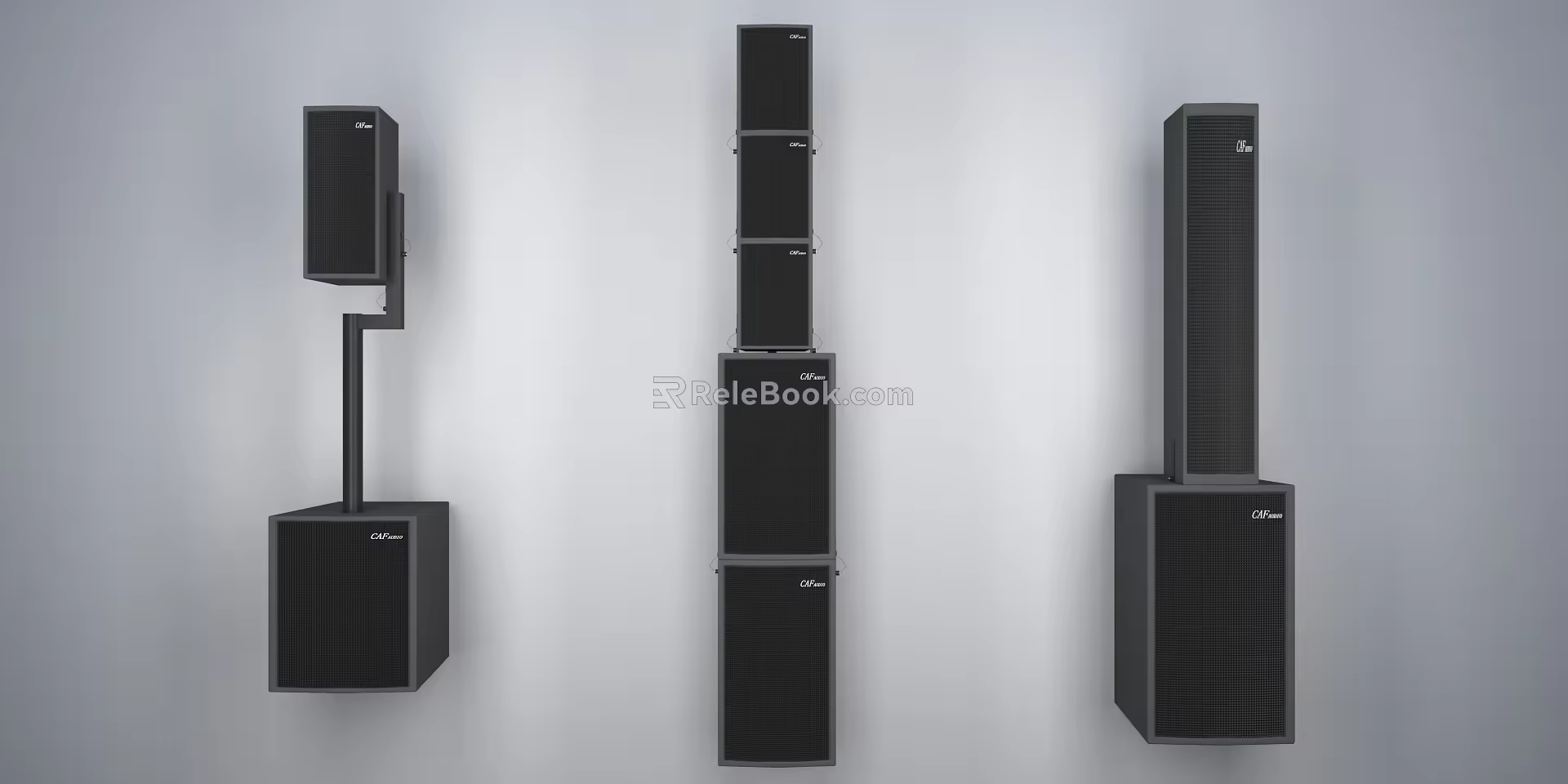 Modern Speaker Linear Array Speaker 3d model