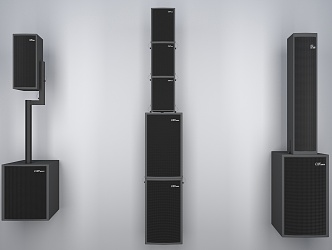 Modern Speaker Linear Array Speaker 3d model