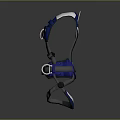 Blue And Black Adjustable Baby Carrier With Safety Buckles And Straps