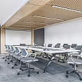 Modern Conference Room Meeting Tables and Chairs Office Tables and Chairs 3d model