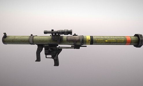 Shoulder-Launched Missile 3d model