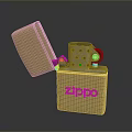 Lighter Mechanical Lighter Kerosene Lighter Windproof Lighter Realistic 3d model