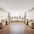 Modern Reception Room Reception Room 3d model