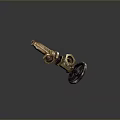 Brass Valve With Wheel Handle And Pipe Connector For Industrial Use