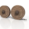 Vintage Wooden Pulley Equipment For Heavy Duty Lifting And Industrial Use