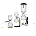 Modern Minimalist Table Lamp With Glass Shade And Metal Base In Black And Gold Design