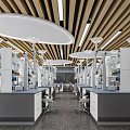 Modern Scientific Laboratory With Ergonomic Workstations Advanced Research Equipment And Bright Lighting