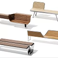 Various Modern Outdoor Chairs With Wooden Seats And Metal Frame Designs