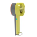 Modern Handheld Fan With Colorful Fan Head And Gray Body