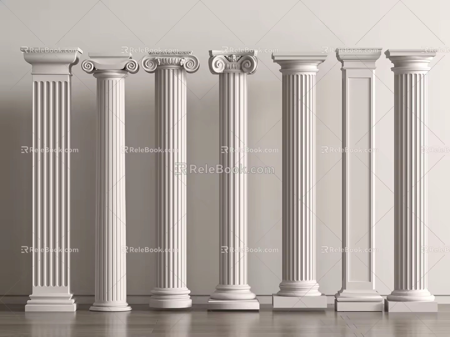 Roman Column 3d model