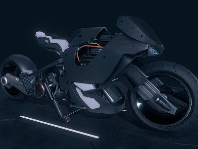 Modern Motorcycle High-tech Electric Motorcycle model