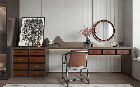 New Chinese Dresser 3d model