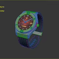 Sleek Modern Wrist Watch with Square Dial Roman Numerals and Black Leather Strap