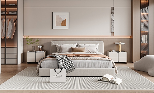 Modern Bedroom 3d model