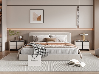 Modern Bedroom 3d model