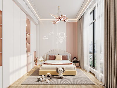 Modern Children's Room 3d model