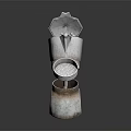 Household Metal Moka Pot With Disassembled Filter And Separated Parts
