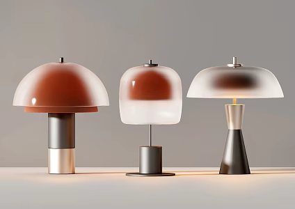 Light Luxury Table Lamp Table Lamp Combination 3d model