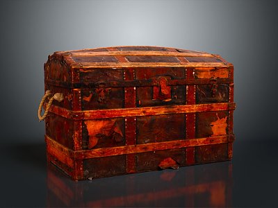 Cartoon Chest Treasure Chest Treasure Chest Jewelry Chest Cashbox Wooden Chest Game Chest Treasure Chest Pirate Chest 3d model