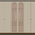 Middle style wardrobe 3d model