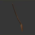 Durable Handmade Wooden Shovel With Long Handle For Household Kitchen Use