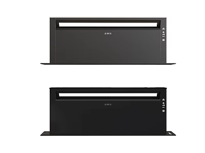D Link Black Network Cabinets Two Units With Modern Design And Durable Structure 3d model
