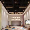 XMX Dance Fitness Studio Training Space With Colorful Mats Dance Bars And Mirrors
