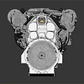 modern engine marine engine racing engine 3d model