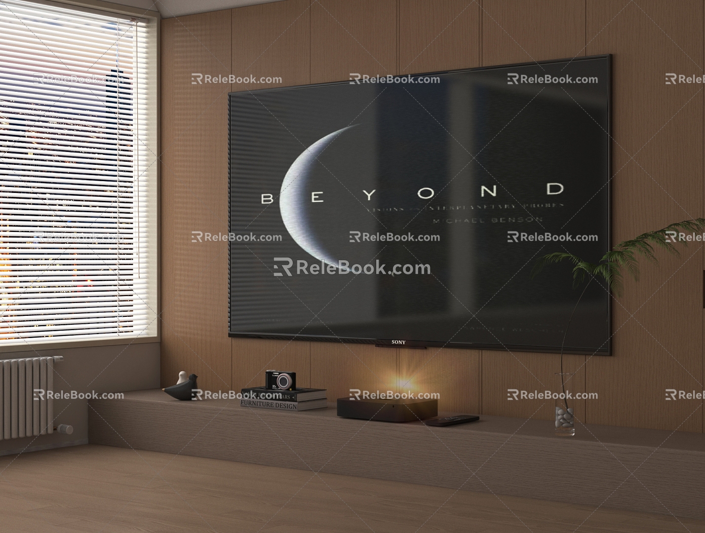 modern television 3d model