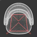 Modern Beige Upholstered Single Chair with Black Metal Legs for Living Space