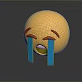 Expression package WeChat expression package cartoon expression cartoon face emoticon Yan text 3d model