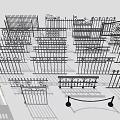 Various Wrought Iron Fences With Decorative Patterns And White Gate Design