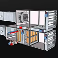Industrial Equipment With Modular Panels Control Units And Internal Component Systems