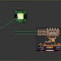 laser tower turret turntable sci-fi tower defense game tower defense sci-fi turret game turret game turret 3d model