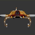 Modern UAV Unmanned Aerial Vehicle Unmanned Aerial Vehicle Aerial Photography UAV 3d model