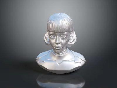 Medical Device 3D Printed Detailed Anatomical Head Model for Medical Training 3d model