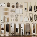Assorted Mirrors in Various Styles Including Wall Mounted and Floor Standing Designs