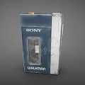 Sony Walkman Classic Digital Portable Music Player with Vintage Blue Silver Design