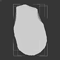 Game Movie Character Ancient Stone Sculpture With Closed Eyes And Wrinkled Face