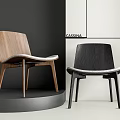 Modern Cassina Solid Wood Leisure Chairs With Soft Padded Seats For Stylish Home Interior Decor