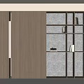 Middle Ancient Decorative Cabinet Sofa Background Cabinet Storage Cabinet Bookcase 3d model