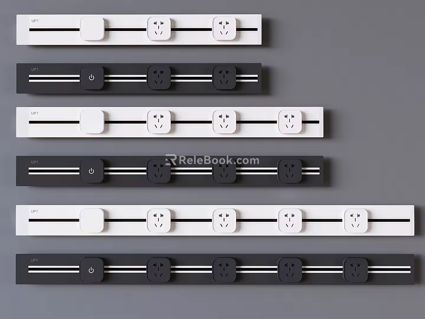 Smart Socket Water Drop Track Socket Movable Track Socket 3d model