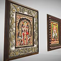Traditional Decorative Wall Art Furniture With Intricate Frames And Cultural Motifs