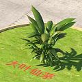 Road Facilities with Green Lawn and Leafy Plants as Street Side Landscaping Elements
