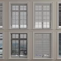 Window Blinds Various Styles And Colors For Home Window Decoration Installation Ideas 3d model